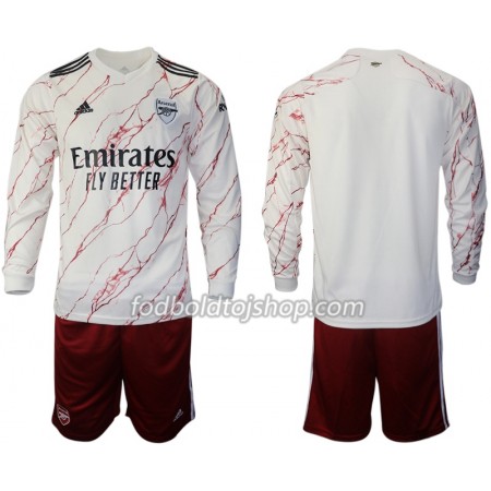 Arsenal Børn Udebane Fodboldsæt 2020-21 L/S (+ Korte bukser)